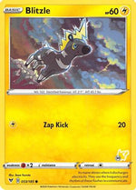 Blitzle - 053/185 (#30 Pikachu Stamped) 53 - Battle Academy 2022 - Poke-Collect