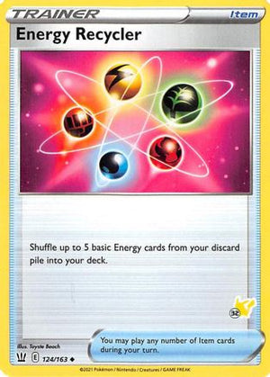 Energy Recycler - 124/163 (#32 Pikachu Stamped) 124 - Battle Academy 2022 - Poke-Collect