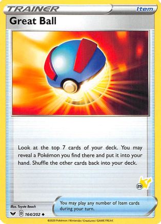 Great Ball - 164/202 (#29 Pikachu Stamped) 164 - Battle Academy 2022 - Poke-Collect