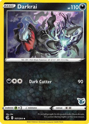 Darkrai - 167/264 (Eevee Stamped) 167 - Battle Academy 2022 - Poke-Collect