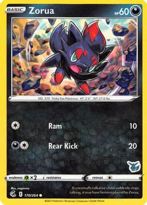 Zorua - 170/264 (Eevee Stamped) 170 - Battle Academy 2022