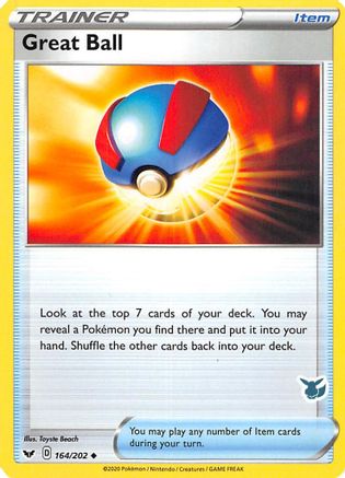 Great Ball - 164/202 (Eevee Stamped) 164 - Battle Academy 2022 - Poke-Collect