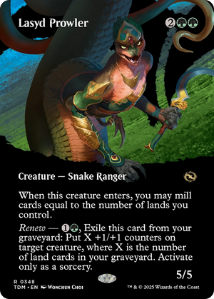 Lasyd Prowler (TDM-348) - Tarkir: Dragonstorm: (Showcase) (Borderless) Foil - Poke-Collect