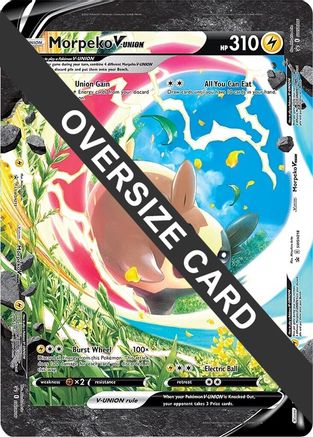 Morpeko V-UNION (SWSH215-218) - Jumbo Cards Holofoil - Poke-Collect