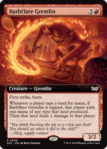 Barbflare Gremlin (DSC-055) - Duskmourn: House of Horror Commander: (Extended Art) - Poke-Collect