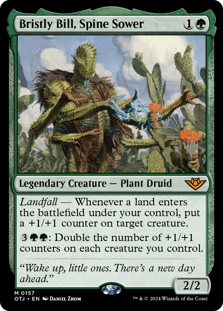 Bristly Bill, Spine Sower (PPOTJ-157) - Outlaws of Thunder Junction Promos - Poke-Collect