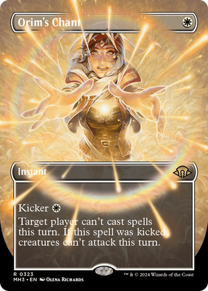 Orim's Chant (Borderless) (MH3-323) - Modern Horizons 3 (Borderless) - Poke-Collect