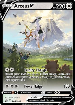 Arceus V - SWSH204 SWSH204/307 - SWSH Sword & Shield Promo Cards Holofoil - Poke-Collect
