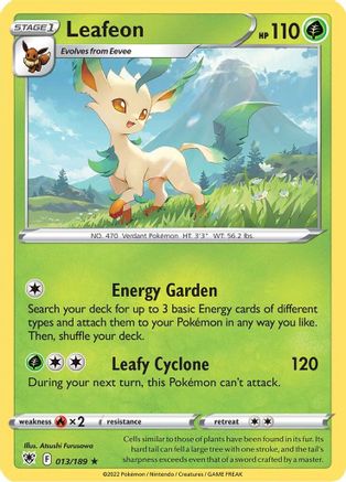 Leafeon 13/189 - SWSH10 Astral Radiance Reverse Holofoil - Poke-Collect
