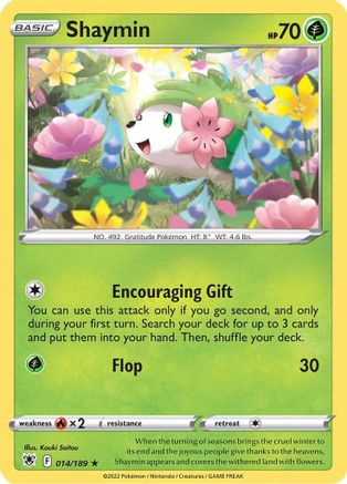 Shaymin 14/189 - SWSH10 Astral Radiance - Poke-Collect