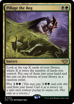 Pillage the Bog (PPOTJ-224) - Outlaws of Thunder Junction Promos Foil - Poke-Collect