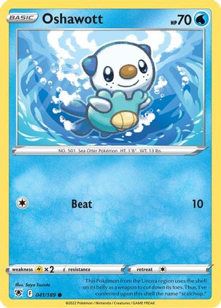 Oshawott 41/189 - SWSH10 Astral Radiance - Poke-Collect
