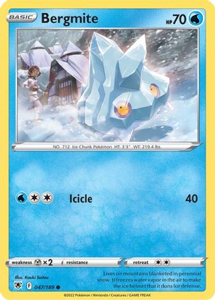 Bergmite 47/189 - SWSH10 Astral Radiance Reverse Holofoil - Poke-Collect