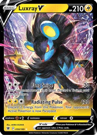 Luxray V 50/189 - SWSH10 Astral Radiance Holofoil - Poke-Collect