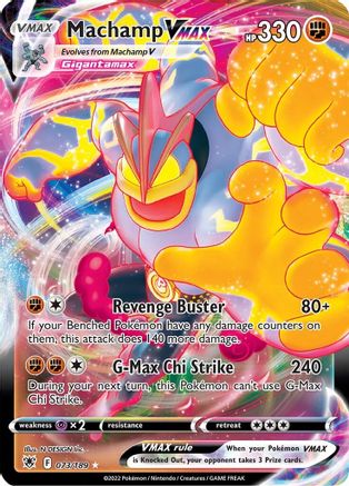 Machamp VMAX 73/189 - SWSH10 Astral Radiance Holofoil - Poke-Collect