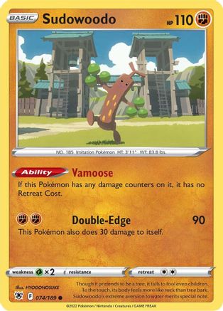 Sudowoodo 74/189 - Astral Radiance - Poke-Collect