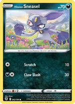 Hisuian Sneasel 92/189 - SWSH10 Astral Radiance - Poke-Collect