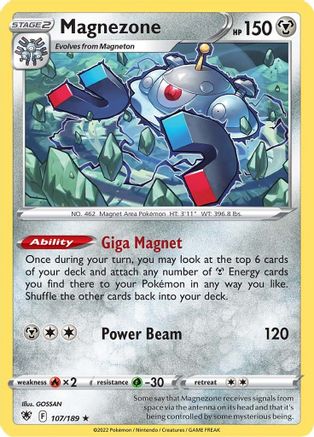 Magnezone 107/189 - SWSH10 Astral Radiance Holofoil - Poke-Collect
