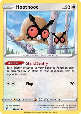 Hoothoot 120/189 - SWSH10 Astral Radiance - Poke-Collect