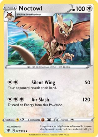 Noctowl 121/189 - SWSH10 Astral Radiance - Poke-Collect