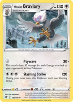 Hisuian Braviary 132/189 - SWSH10 Astral Radiance Reverse Holofoil - Poke-Collect