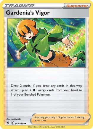 Gardenia's Vigor 143/189 - SWSH10 Astral Radiance Reverse Holofoil - Poke-Collect