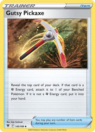 Gutsy Pickaxe 145/189 - SWSH10 Astral Radiance - Poke-Collect