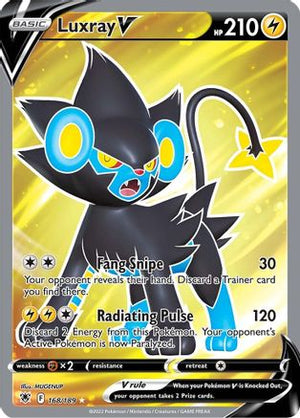 Luxray V (Full Art) 168/189 - SWSH10 Astral Radiance Holofoil - Poke-Collect