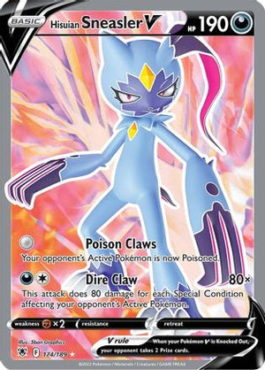 Hisuian Sneasler V (Full Art) 174/189 - SWSH10 Astral Radiance Holofoil - Poke-Collect