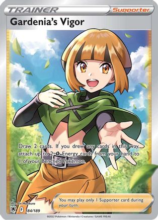 Gardenia's Vigor (Full Art) 184/189 - SWSH10 Astral Radiance Holofoil - Poke-Collect