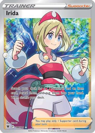 Irida (Full Art) 186/189 - SWSH10 Astral Radiance Holofoil - Poke-Collect
