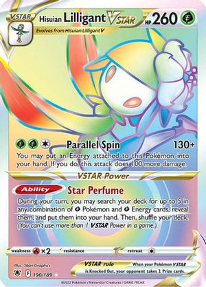 Hisuian Lilligant VSTAR (Secret) 190/189 - SWSH10 Astral Radiance Holofoil - Poke-Collect