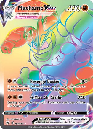 Machamp VMAX (Secret) 194/189 - SWSH10 Astral Radiance Holofoil - Poke-Collect