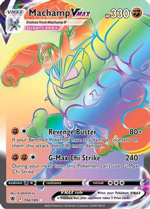 Machamp VMAX (Secret) 194/189 - SWSH10 Astral Radiance Holofoil - Poke-Collect