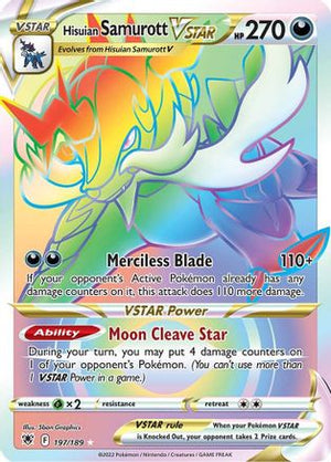 Hisuian Samurott VSTAR (Secret) 197/189 - SWSH10 Astral Radiance Holofoil - Poke-Collect