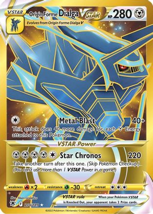 Origin Forme Dialga VSTAR - 210/189 (Secret) 210/189 - SWSH10 Astral Radiance Holofoil - Poke-Collect