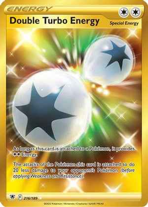 Double Turbo Energy (Secret) 216/189 - SWSH10 Astral Radiance Holofoil - Poke-Collect