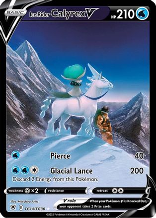 Ice Rider Calyrex V TG14/30 - SWSH10 Astral Radiance Trainer Gallery Holofoil - Poke-Collect