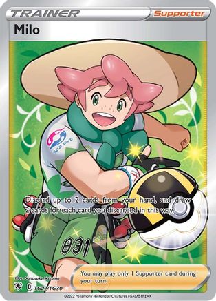 Milo TG27/30 - SWSH10 Astral Radiance Trainer Gallery Holofoil - Poke-Collect