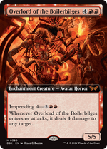 Overlord of the Boilerbilges (DSK-380) - Duskmourn: House of Horror: (Extended Art, enchantment) - Poke-Collect