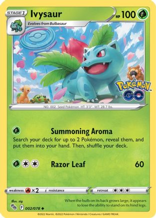 Ivysaur 2/78 - Pokemon GO - Poke-Collect