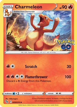 Charmeleon 9/78 - Pokemon GO - Poke-Collect