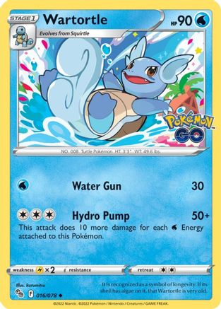 Wartortle 16/78 - Pokmon GO - Poke-Collect