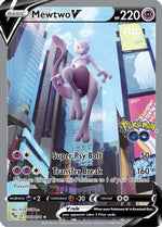 Mewtwo V (Alternate Full Art) 72/78 - Pokemon GO Holofoil - Poke-Collect