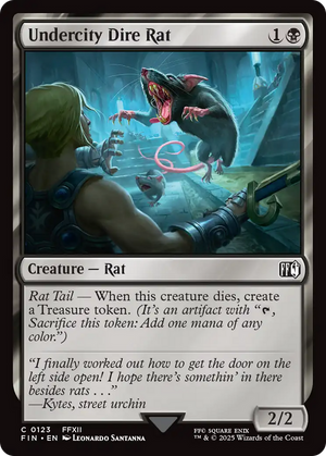 Undercity Dire Rat (FIN-123) - FINAL FANTASY - Poke-Collect