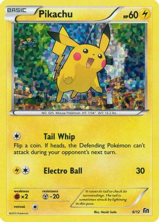 Pikachu - 6/12 6/12 - McDonalds Promos 2016 Holofoil - Poke-Collect
