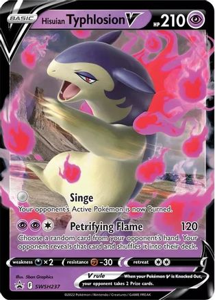 Hisuian Typhlosion V - SWSH237 SWSH237/307 - SWSH Sword & Shield Promo Cards Holofoil - Poke-Collect