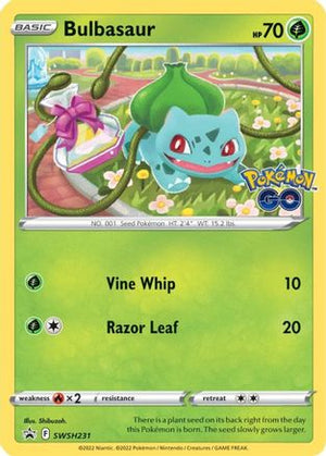 Bulbasaur - SWSH231 SWSH231/307 - SWSH Sword & Shield Promo Cards Holofoil - Poke-Collect
