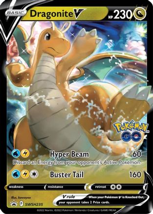 Dragonite V - SWSH235 SWSH235/307 - SWSH Sword & Shield Promo Cards Holofoil - Poke-Collect