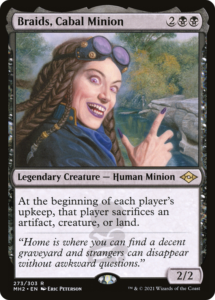 Braids, Cabal Minion (MH2-273) - Modern Horizons 2 Foil - Poke-Collect